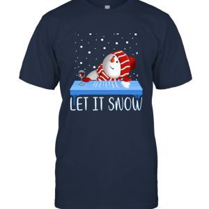Let It Snow Santa Cocaine Snowman Xmas Gift Idea Unisex T-Shirt