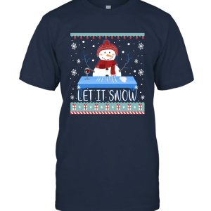 Let It Snow Santa Cocaine Snowman Xmas Unisex T-Shirt