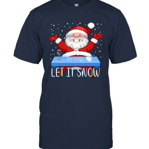 Let It Snow Santa Cocaine Limited Xmas Funny Christmas Unisex T-Shirt