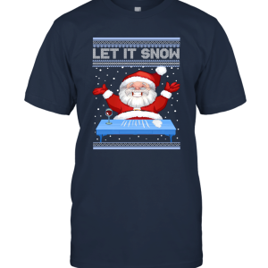 Let It Snow Santa Cocaine Limited Xmas Ugly Christmas Gift Idea Unisex T-Shirt