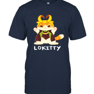 Lokitty T shirt gift for cat lovers funny cat cute cat Unisex T-Shirt