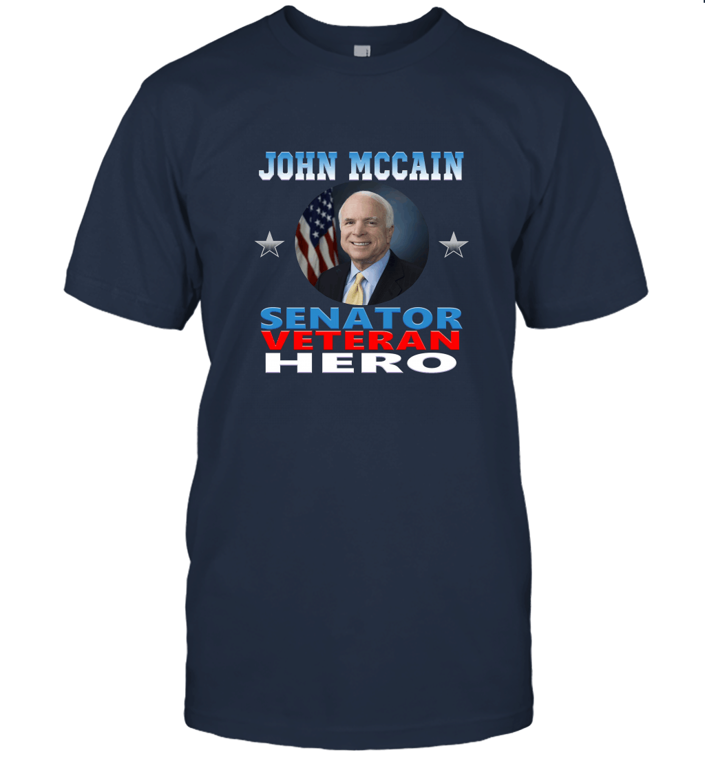 McCain American T Shirt Senator Veteran Unisex T-Shirt