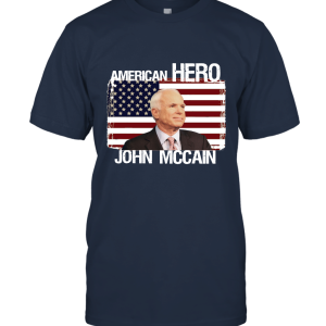 McCain American Hero Retro Flag USA Unisex T-Shirt