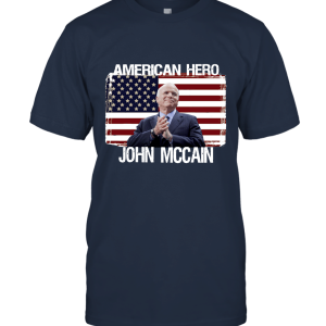 McCain American Hero Retro Flag USA Vintage Unisex T-Shirt