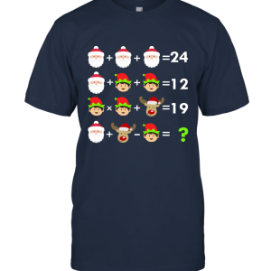Math Teacher Christmas Shirt  Order of Operations Quiz Unisex T-Shirt