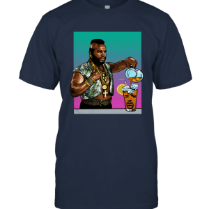 Men Mr T Drinking Iced Tea Ice Cube Shirt Unisex T-Shirt