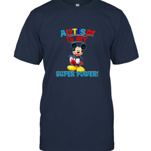 Mickey Mouse Autism is My Super Power Unisex T-Shirt