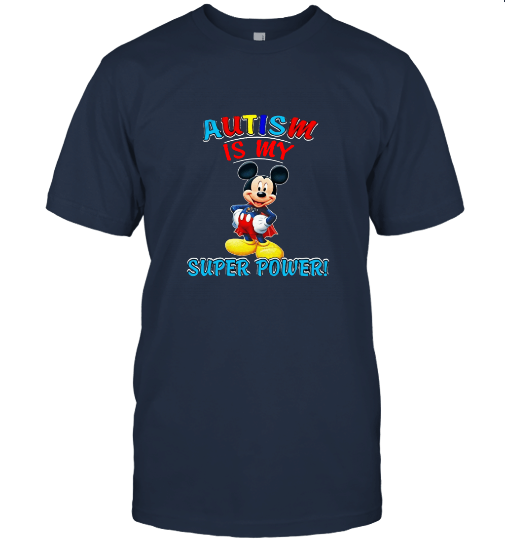 Mickey Mouse Autism is My Super Power Unisex T-Shirt