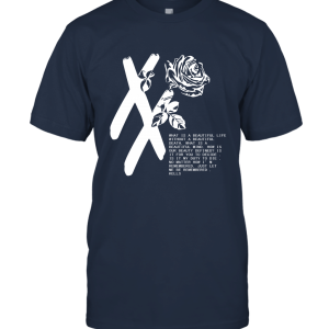 MGK T XX Flower Black Rose white Unisex T-Shirt