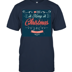 Merry christmas_flag Unisex T-Shirt