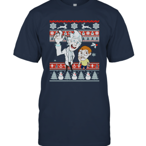 Merry Rickmas Ugly Merry Christmas Unisex T-Shirt
