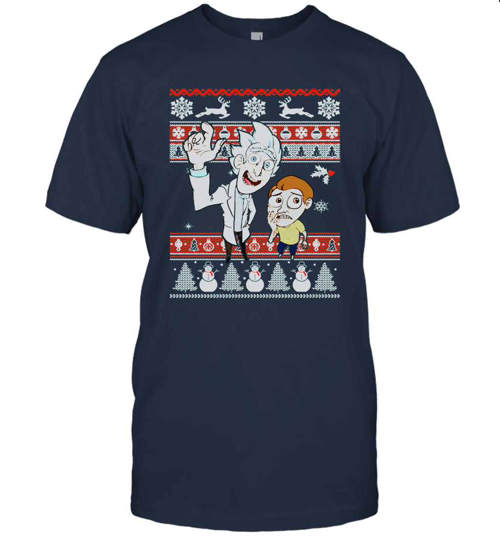 Merry Rickmas Ugly Merry Christmas Unisex T-Shirt
