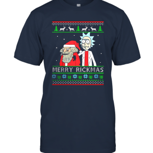 Merry Rickmas Santa Merry Christmas Unisex T-Shirt