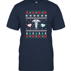 Merry Chistmas Nurse Heartbeat Unisex T-Shirt
