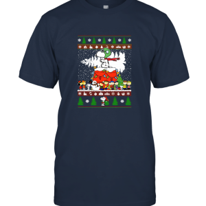 Merry Christmas Flying Ace Snoopy Ugly Unisex T-Shirt