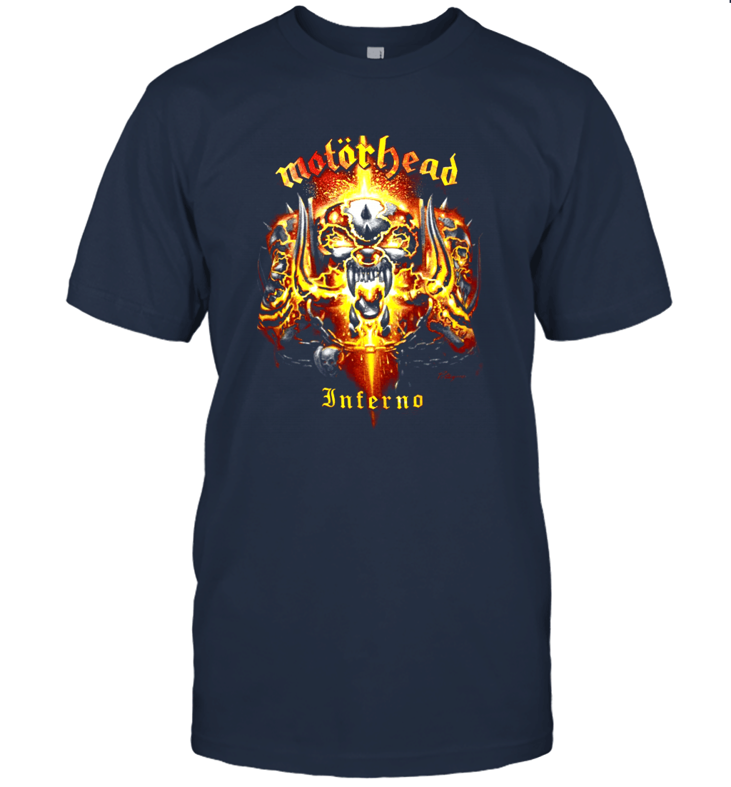 Motorhead T Shirt Inferno War Pig Red Band Logo Unisex T-Shirt