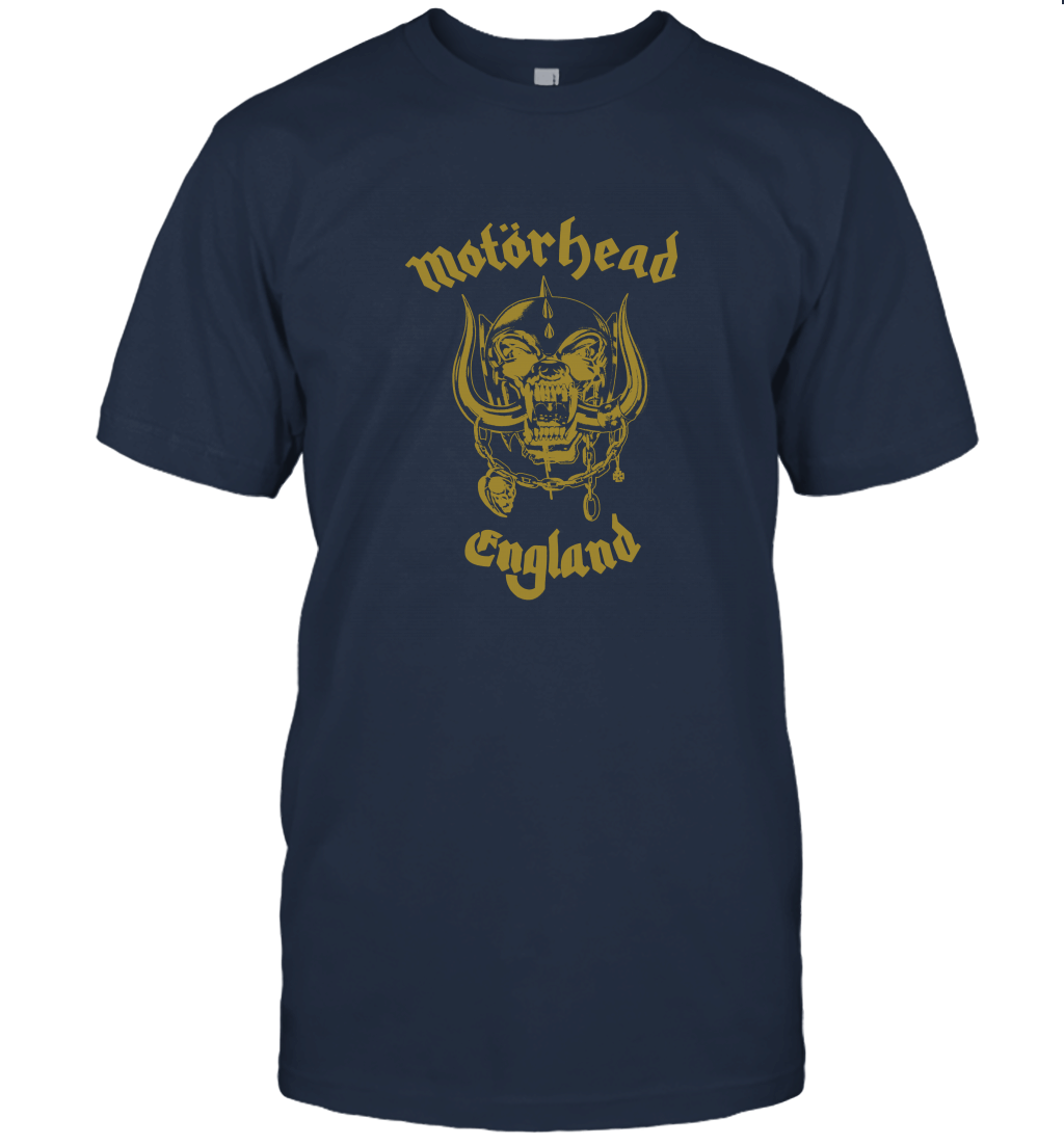 Motorhead England Gold Unisex T-Shirt
