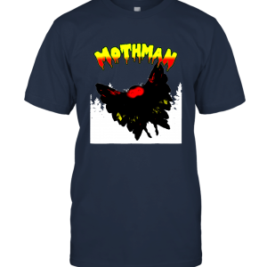 Mothman White Trees Monster Phantom Cryptid T Shirt Unisex T-Shirt