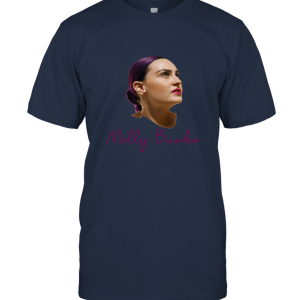 Molly Burke Portrait Handwritten Purple Unisex T-Shirt