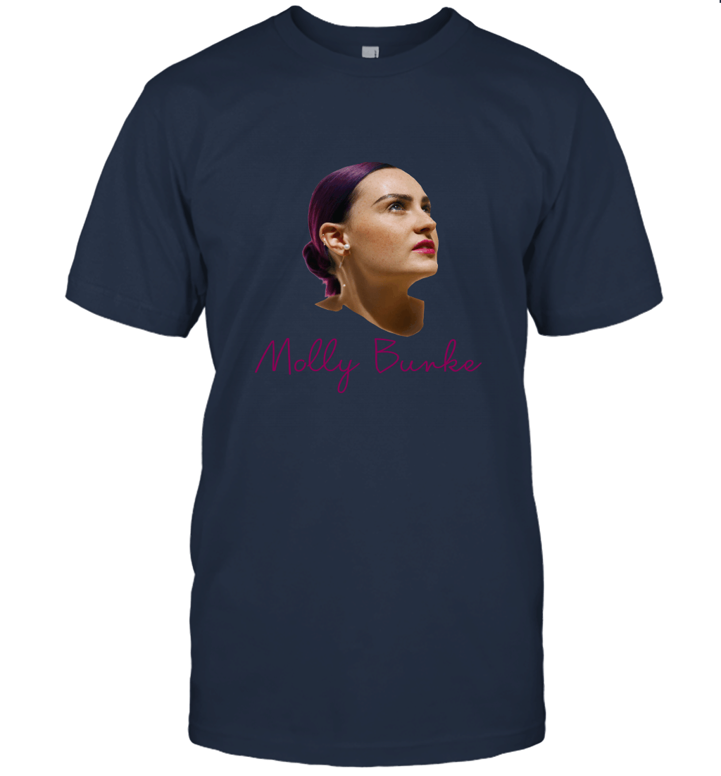 Molly Burke Portrait Handwritten Purple Unisex T-Shirt