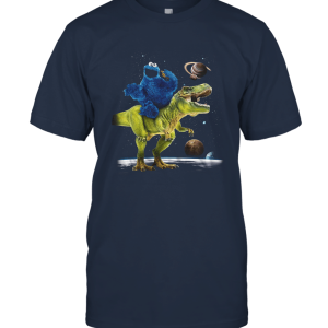 Monster on Dinosaur Unisex T-Shirt
