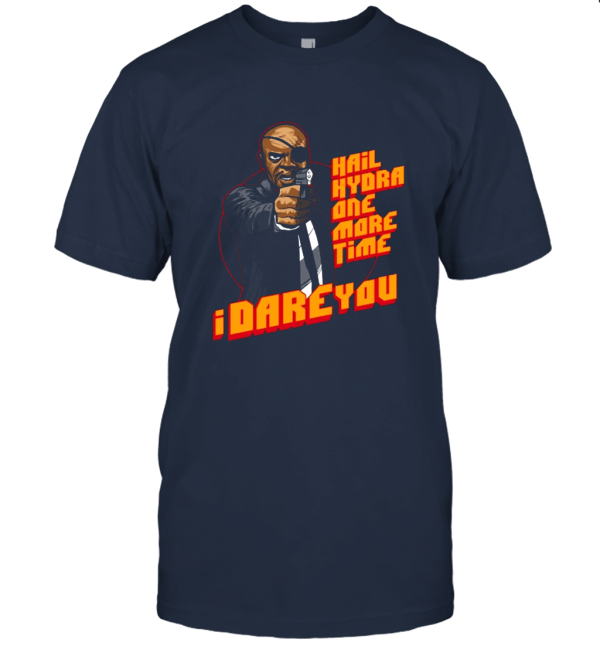 Nick Fury x Pulp Fiction  I Double Dare You Unisex T-Shirt