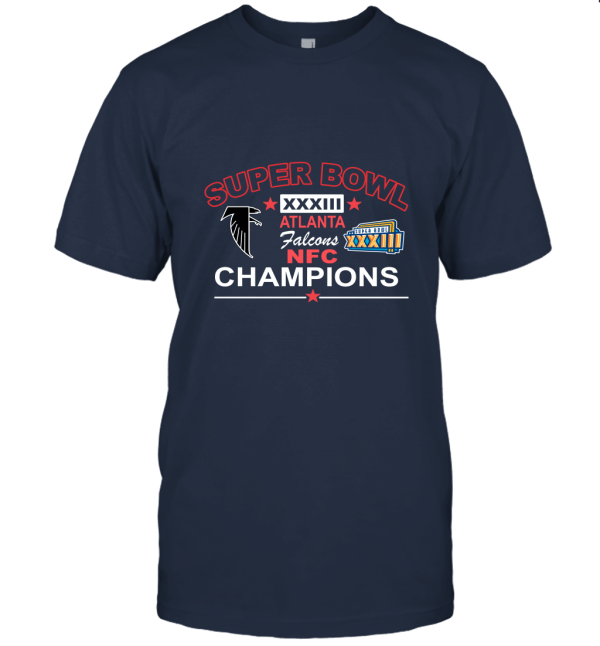 Atlanta Falcons NFC Champions Super Bowl XXXIII Unisex T-Shirt