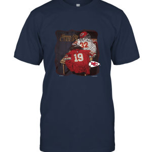 90's Kansas City Chiefs Joe Montana Nutmeg Mills 1994 Unisex T-Shirt