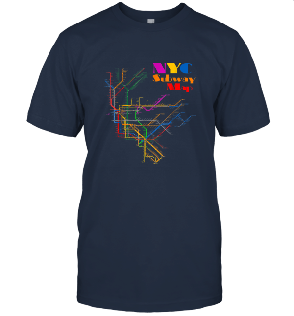 New York City Subway Map Unisex T-Shirt