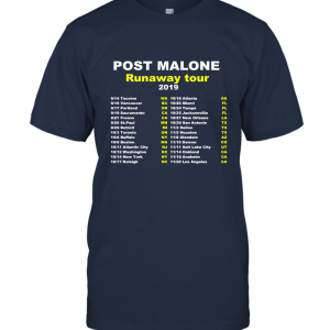 New rare Post Malone Runaway Tour 2019 back Unisex T-Shirt