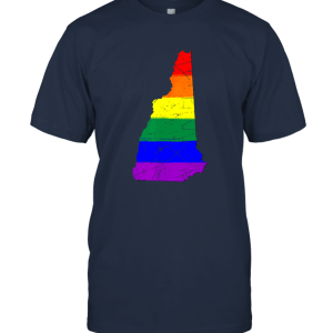 New Hampshire Gay Pride Flag T Shirt Unisex T-Shirt