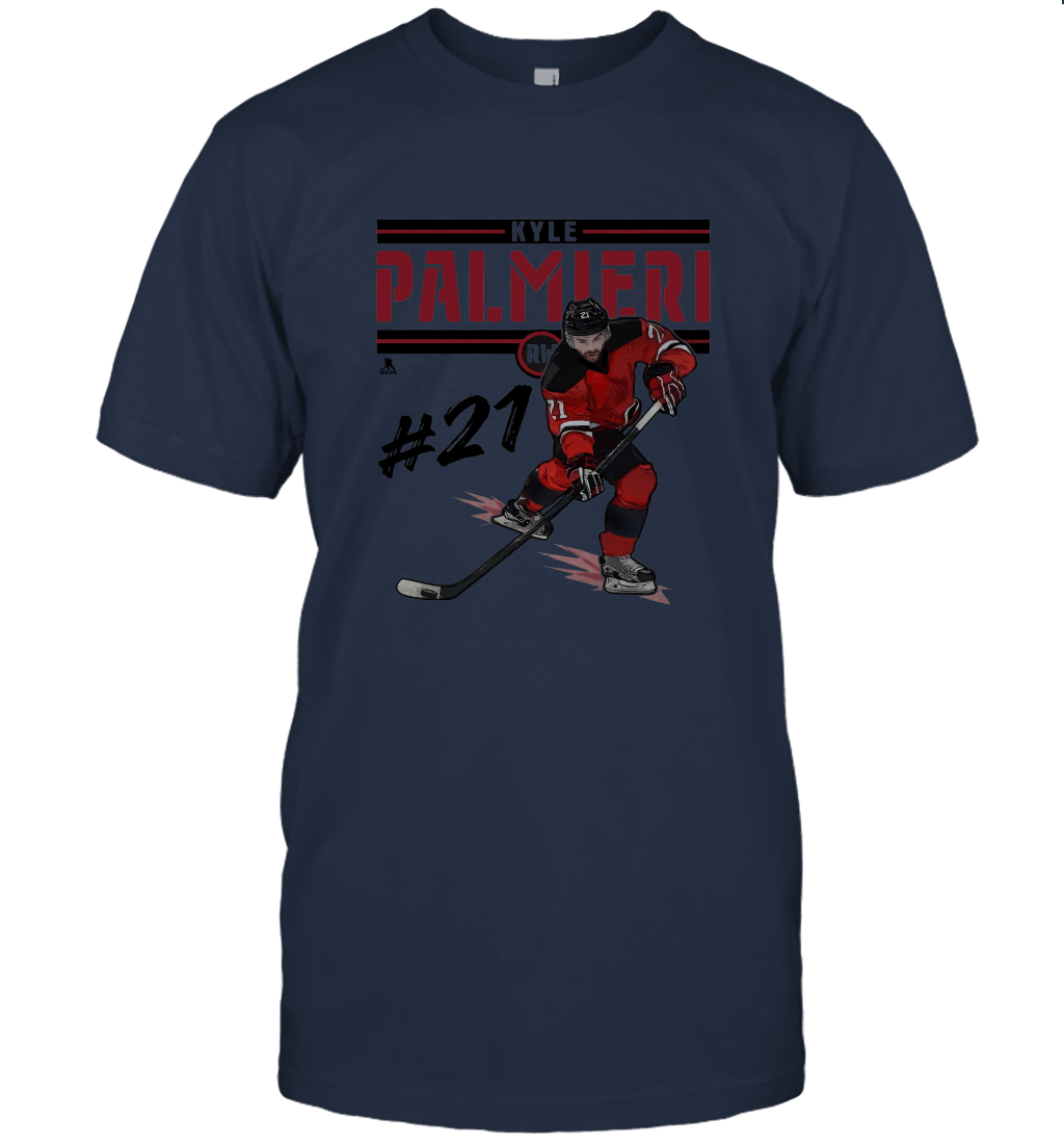 New Jersey Hockey Men's Apparel  Kyle Palmieri Play Unisex T-Shirt
