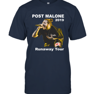 New Rare Post Malone Runaway Tour 2019 front Unisex T-Shirt