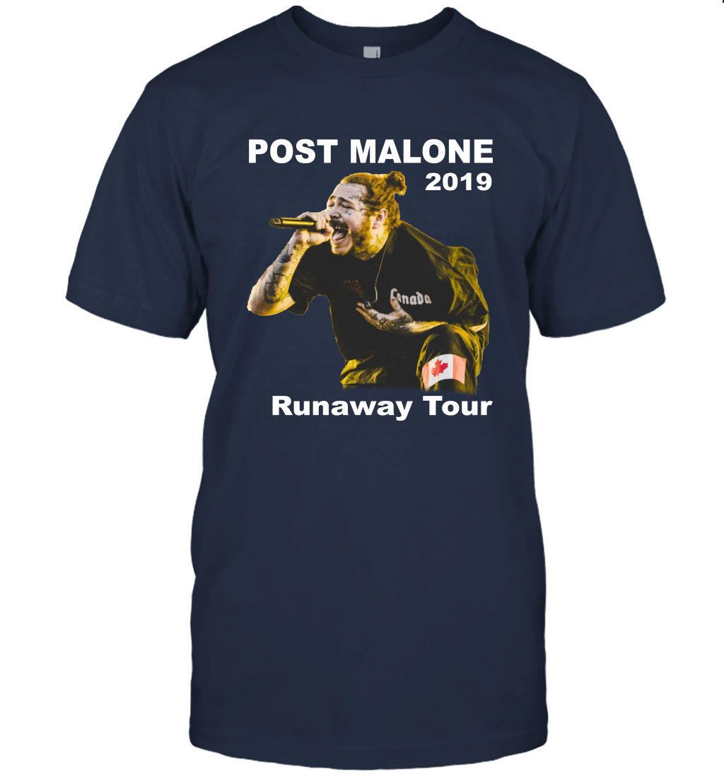 New Rare Post Malone Runaway Tour 2019 front Unisex T-Shirt