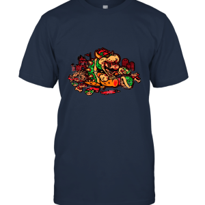 New Graphic Tee Mario Shirt I ate The Mushrooms Men's T Shirt Unisex T-Shirt