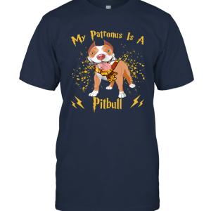 My Patronus is a Pitbull Dog Christmas Tshirt Gifts Unisex T-Shirt