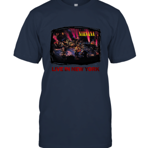 Nirvana Kurt Cobain Live In New York Unisex T-Shirt