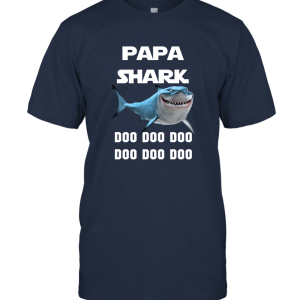 Papa Shark Funny Unisex T-Shirt