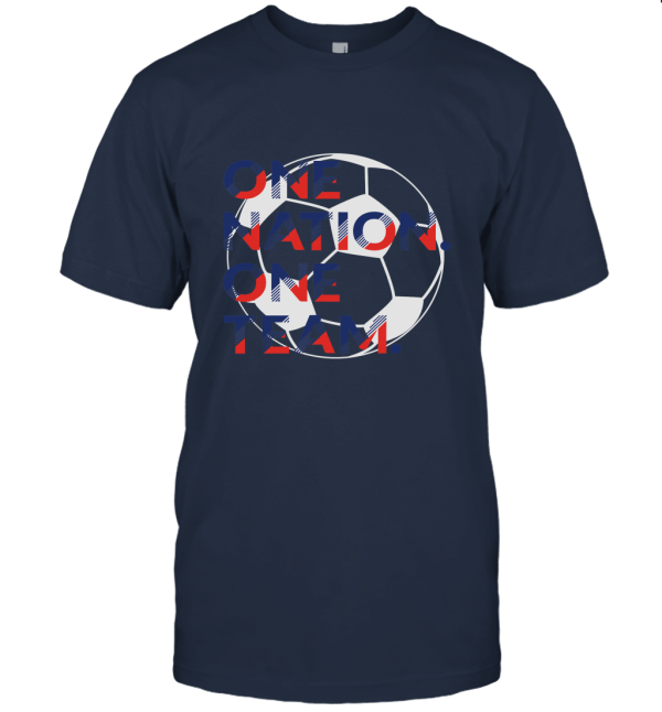 One Nation One Team  United States Women Soccer 2019 Unisex T-Shirt