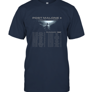 POST MALONE t shirt Runaway Tour 2019 Hip Hop RnB Rap Music  BACK Unisex T-Shirt