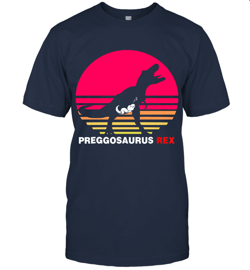 Preggosaurus Dinosaur Pregnancy Funny Halloween Unisex T-Shirt