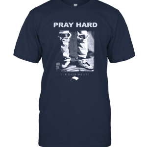 Pray Hard Grunge Ripped Jeans Unisex T-Shirt