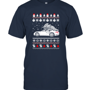 Porsche 911 Brings Christmas Home Ugly Sweater Unisex T-Shirt