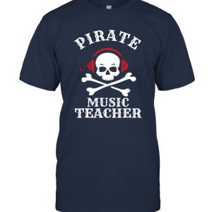 Pirate Music Teacher Halloween Unisex T-Shirt