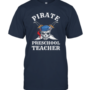 Pirate Preschool Teacher Funny Halloween Unisex T-Shirt