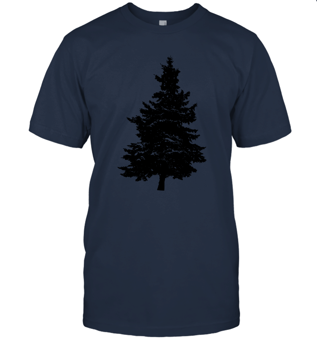 Pine tree transparent 2 Unisex T-Shirt