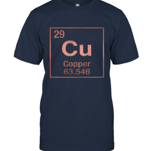 Periodic Table of Elements  Copper (Cu) T shirt Unisex T-Shirt