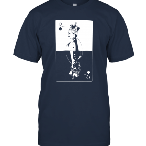 Queen Band Shirt Freddie Mercury with Playing Card Unisex T-Shirt