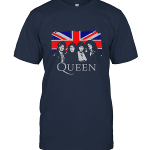 Queen Union Jack Freddie Mercury Rock Official Unisex T-Shirt