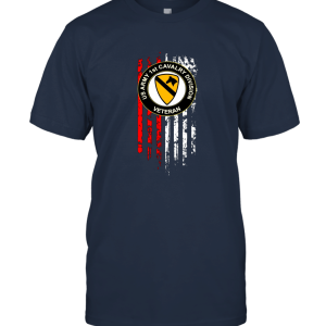 PROUDAD Men's US Army Veteran 1st Cavalry Division Unisex T-Shirt